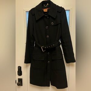 Y2K Tory BURCH Wool Pea Coat good overall condition show a little wear.